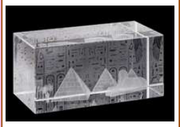 Cube - pyramids / (3D) - 1159/100/206