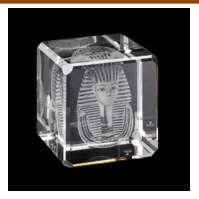 Cube - king tut mask - 3/60/1166
