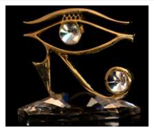 Eye of Horus 10*10 golden