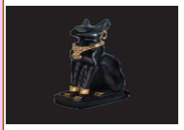 Black Pharaonic cat 14*9*27