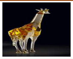 Giraffe  golden shadow(20*11*3)