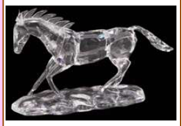 Crystal horse 3/204