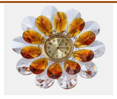 Rose 1407/873/1 Honey -  clock