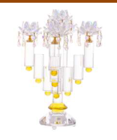 CANDLE-STICK 426/38 GOLD
