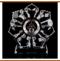 Crystal Plate Clock Base 31/15/18