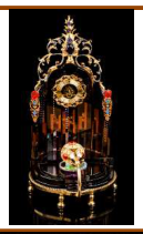 Honey clock with light 1958/37/31