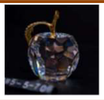 Transparent apple 5*5*6
