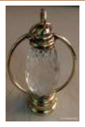 Small transparent lantern - golden