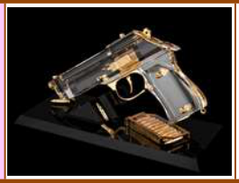Gun With Base (Satin)- 1816/13/30