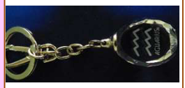 KEYCHAIN 107/750/27-3D Aquarius