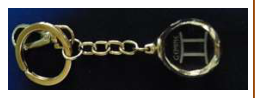 KEYCHAIN 107/750/27-3D Gemini