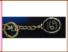KEYCHAIN 107/750/27-3D Cancer