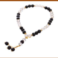 ROSARY 95/10/2 (WHITE*BLACK)