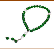 ROSARY 95 / 10 / 31 (GREEN * SILVER)
