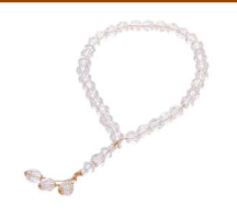 ROSARY 95/12 clear gold