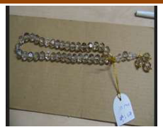 Rosary 95/12 honey golden