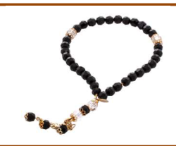 ROSARY 95/6/1 (BLACK*GOLD)