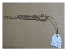 Rosary 95/6 honey golden