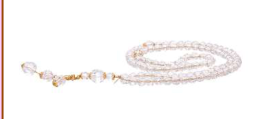 ROSARY 96/6 (CLEAR*GOLD)