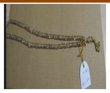 Rosary 96/6 honey golden