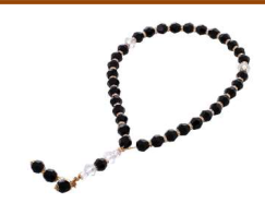 ROSARY 98/10/1 (BLACK*SILVER)