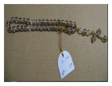 Rosary 98/8 honey golden