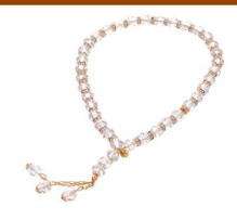 ROSARY 98/8 (CLEAR*GOLD)