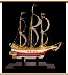 pirate ship with color Chatons 172/63/144