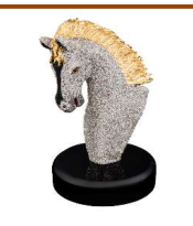 Head Of horse -  Crystal 29/18/16